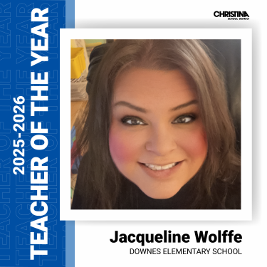 Jacqueline Wolffe Downes Elementary School 2025-2026 Teacher of the Year